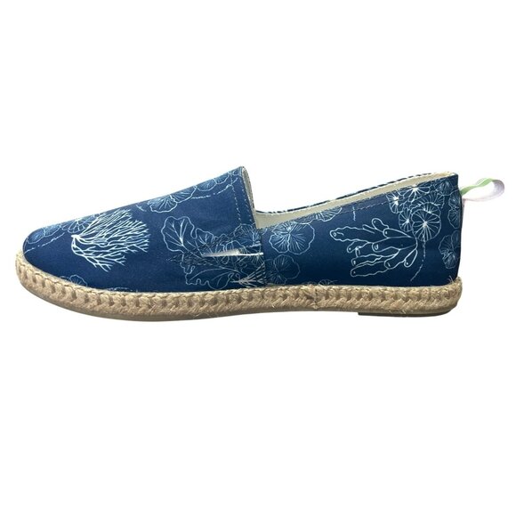 Vionic Laguna Espadrille Slip-On Shoes Blue Ocean Canvas Womens Size 8 - Picture 3 of 9